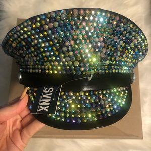Sparkle Rhinestone Festival Captain Hat!